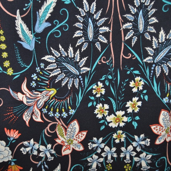 NEW Floral Print Peter-Pan Collar Shift Dress [A7] - Picture 2 of 6